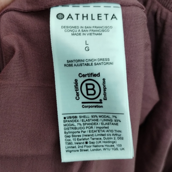 Athleta Mauve Midi Dress - Picture 9 of 11